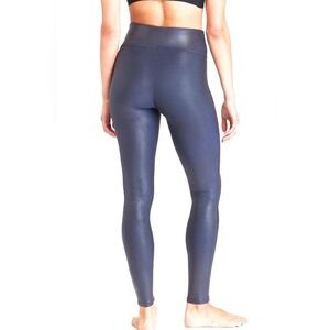 Spanx High Rise Leggings Blue Full Length Comfortable Casual Size Medium
